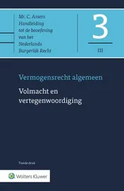 Omslag van Volmacht en vertegenwoordiging