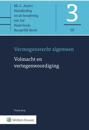 Omslag van Volmacht en vertegenwoordiging