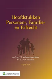 Omslag van Hoofdstukken personen-, familie- en erfrecht
