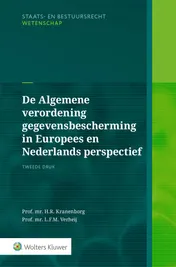 Omslag van De Algemene verordening gegevensbescherming in Europees & Nederlands perspectief