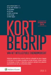 Omslag van Kort begrip van het intellectuele eigendomsrecht Studenteneditie