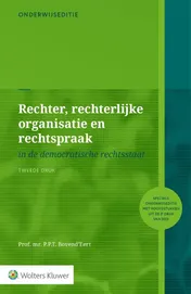 Omslag van Onderwijseditie Rechter, rechterlijke organisatie en rechtspraak