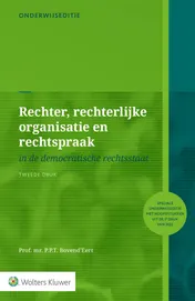 Omslag van Onderwijseditie Rechter, rechterlijke organisatie en rechtspraak