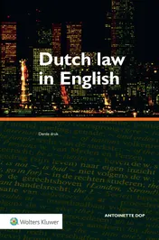 Omslag van Dutch law in English