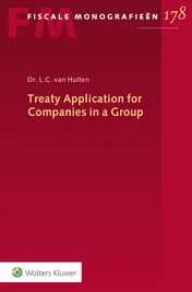 Omslag van Treaty Application for Companies in a Group