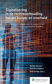 Omslag van Digitalisering in de rechtsverhouding tussen burger en overheid