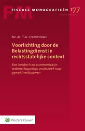 Omslag van Voorlichting door de Belastingdienst in rechtsstatelijke context