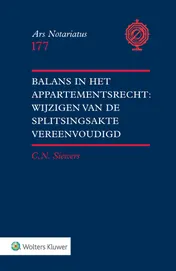 Omslag van Balans in het appartementsrecht: wijzigen van de splitsingsakte vereenvoudigd