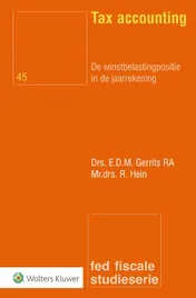 Omslag van Tax accounting