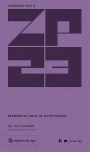 Omslag van Zakboek strafrecht voor de hulpofficier 2023
