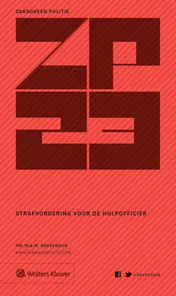 Omslag van Zakboek Strafvordering voor de Hulpofficier 2023