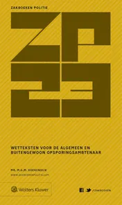 Omslag van Zakboek Wetteksten voor de algemeen en buitengewoon opsporingsambtenaar 2023