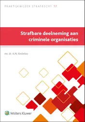 Omslag van Strafbare deelneming aan criminele organisaties