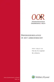 Omslag van Driehoeksrelaties in het arbeidsrecht