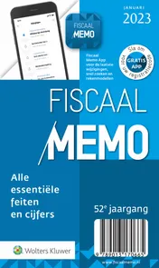 Omslag van Fiscaal Memo januari 2023