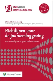 Omslag van Richtlijnen voor de jaarverslaggeving, middelgrote en grote rechtspersonen 2024