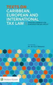 Omslag van Texts on Caribbean, European and International Tax Law