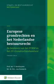 Omslag van Europese grondrechten en het Nederlandse bestuursrecht