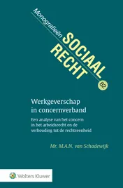 Omslag van Werkgeverschap in concernverband