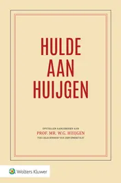 Omslag van Hulde aan Huijgen