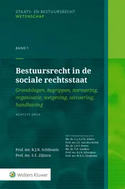 Omslag van Bestuursrecht in de sociale rechtsstaat, band 1