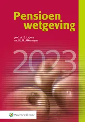 Omslag van Pensioenwetgeving 2023