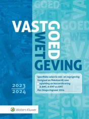 Omslag van Vastgoedwetgeving 2023-2024
