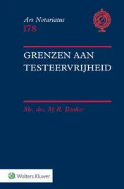 Omslag van Grenzen aan testeervrijheid