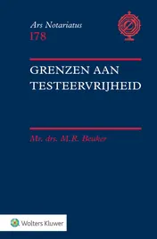 Omslag van Grenzen aan testeervrijheid