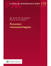 Omslag van Personenvennootschappen