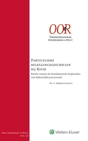 Omslag van Particuliere beleggingsgeschillen bij Kifid