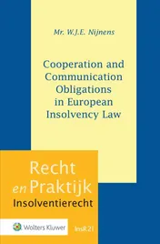 Omslag van Cooperation and Communication Obligations in European Insolvency Law