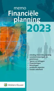 Omslag van Memo Financiële planning 2023