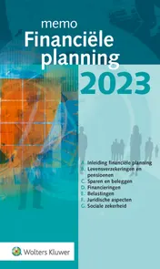 Omslag van Memo Financiële planning 2023