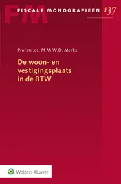 Omslag van De woon- en vestigingsplaats in de BTW