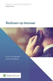 Omslag van Beslissen op bezwaar
