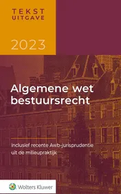 Omslag van Tekstuitgave Algemene wet bestuursrecht 2023