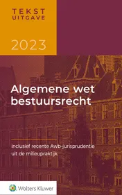 Omslag van Tekstuitgave Algemene wet bestuursrecht 2023