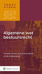 Omslag van Tekstuitgave Algemene wet bestuursrecht 2023-2024