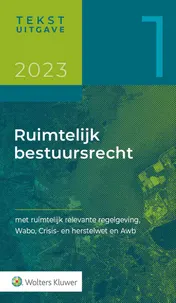 Omslag van Tekstuitgave Ruimtelijk bestuursrecht 2023/1