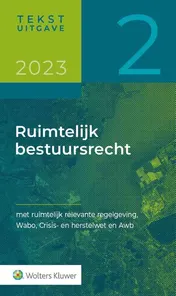 Omslag van Tekstuitgave Ruimtelijk bestuursrecht 2023/2