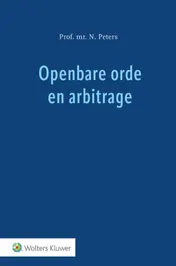 Omslag van Openbare orde en arbitrage