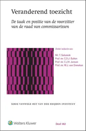 Omslag van Veranderend toezicht