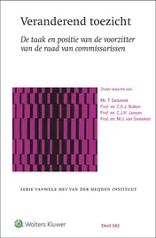 Omslag van Veranderend toezicht
