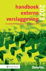 Omslag van Handboek externe verslaggeving 2023
