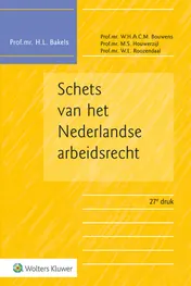 Omslag van Schets van het Nederlandse arbeidsrecht