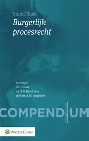 Omslag van Compendium van het burgerlijk procesrecht