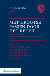 Omslag van Met grootse passen door het recht