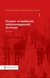 Omslag van Personen- en familierecht, relatievermogensrecht en erfrecht