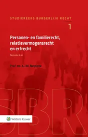 Omslag van Personen- en familierecht, relatievermogensrecht en erfrecht